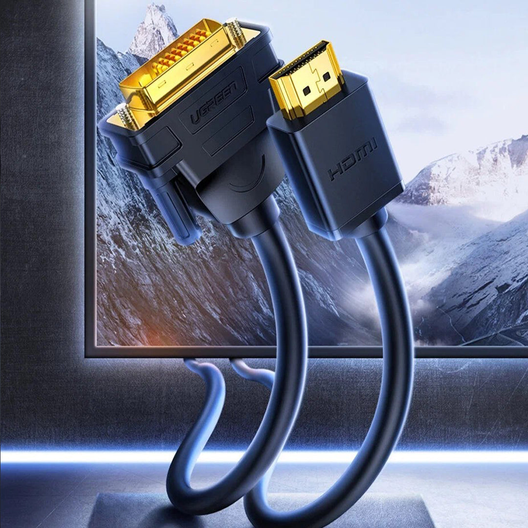 Kabell Adaptor HDMI (M) Ne DVI(24+1) Ugreen