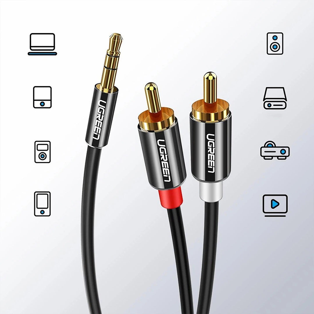 Kabell Audio Ugreen 3.5mm Ne 2RCA (M-M) 5m