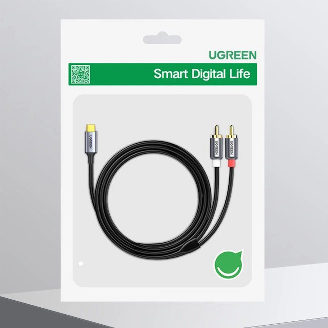 Kabell Audio USB-C Ne 2RCA (M-M) 1.5m Ugreen