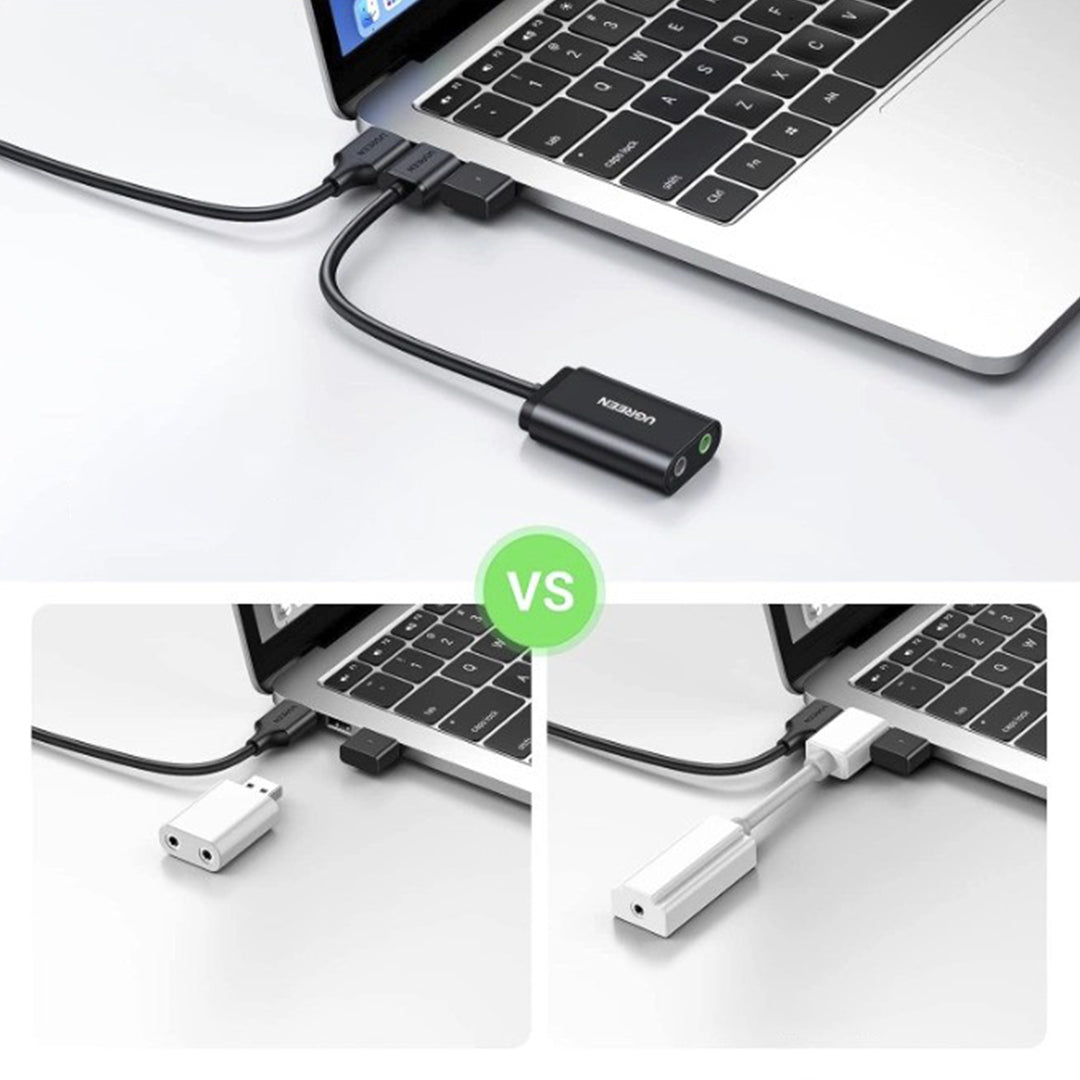 Adaptor Audio USB-A 2.0 ne 3.5mm Ugreen