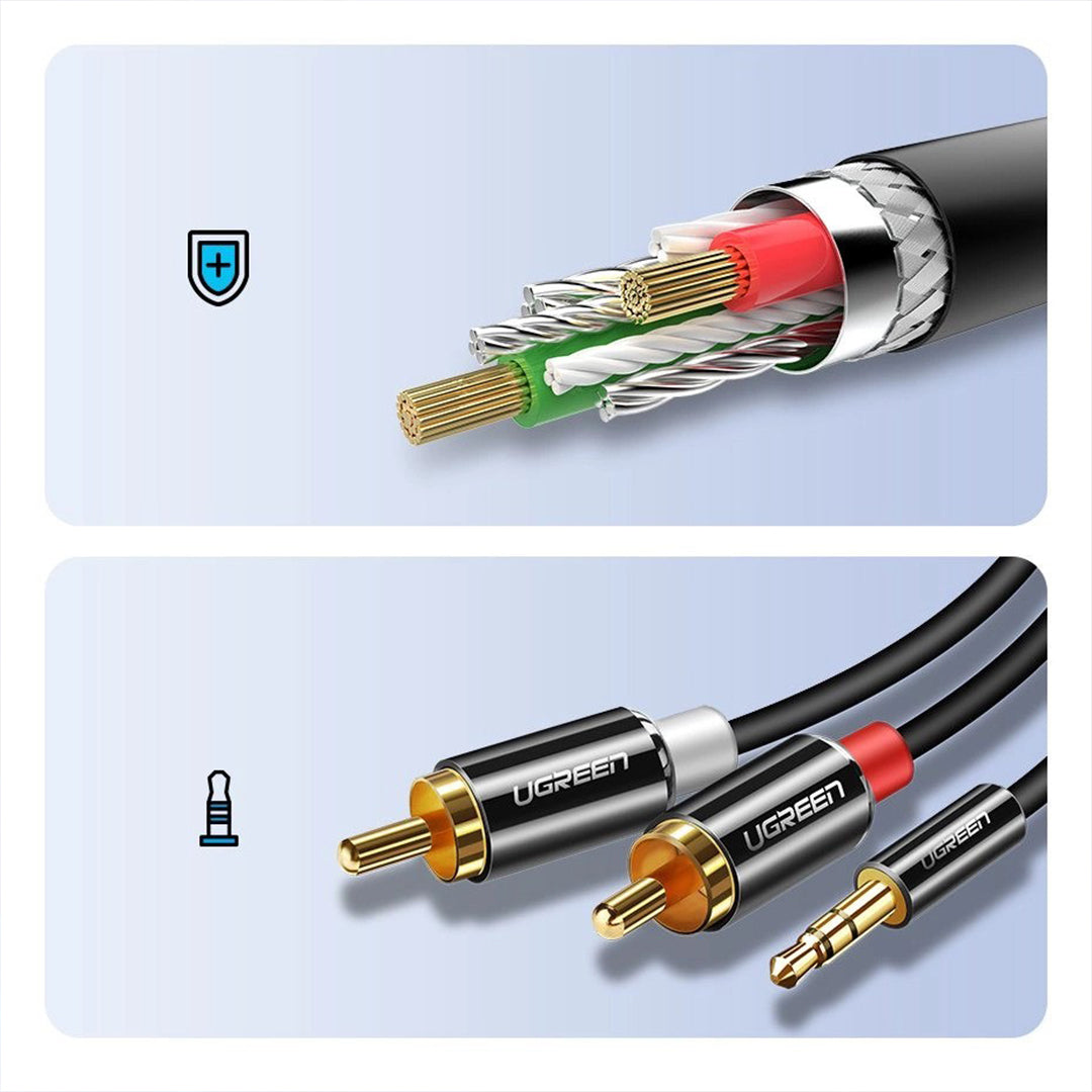 Kabell Audio Ugreen 3.5mm Ne 2RCA (M-M) 3m