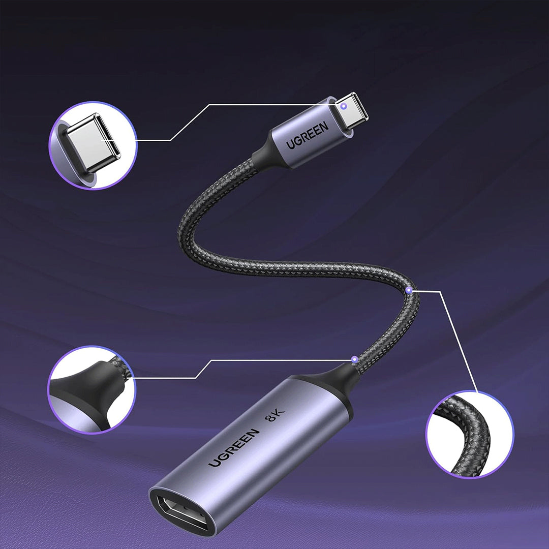 Adaptor Nga USB-C Ne DisplayPort Ugreen