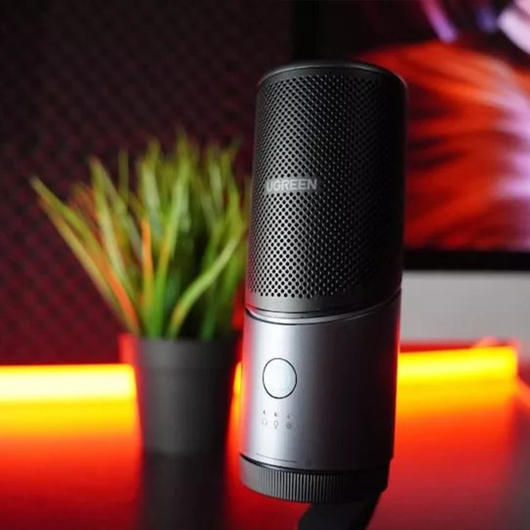 Mikrofon Profesional Me Drejtim Cardioid Dhe Drita RGB UGreen