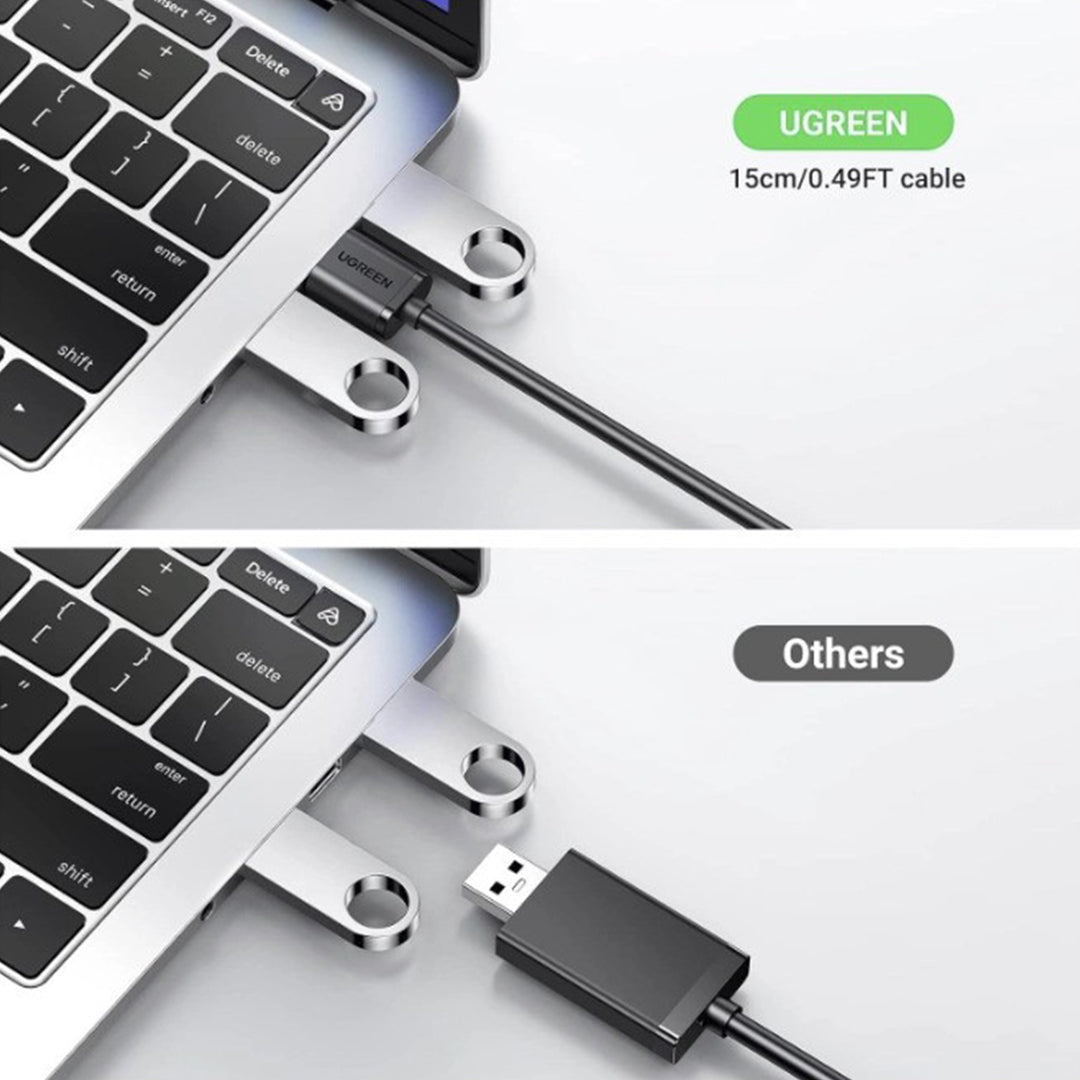 Adaptor Audio USB-A 2.0 ne 3.5mm Ugreen
