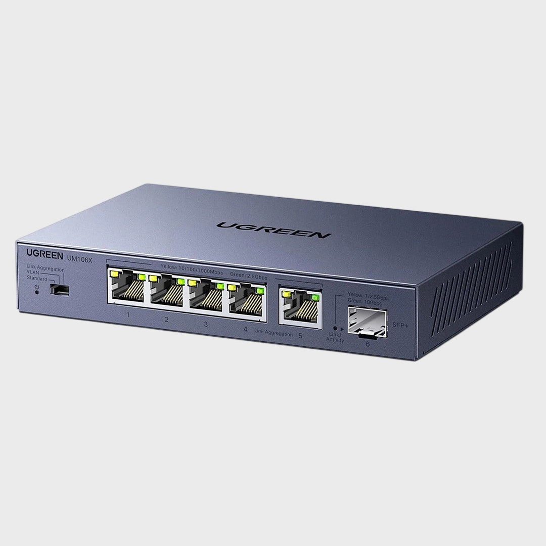 Switch 2.5GB/s Ethernet Me 6 Porta Ugreen