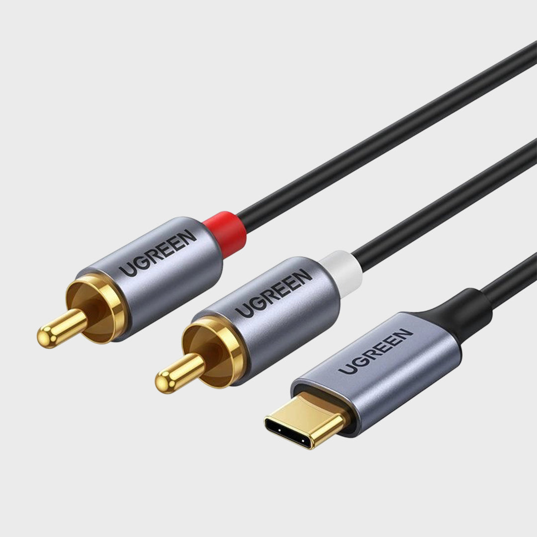 Kabell Audio USB-C Ne 2RCA (M-M) 1.5m Ugreen