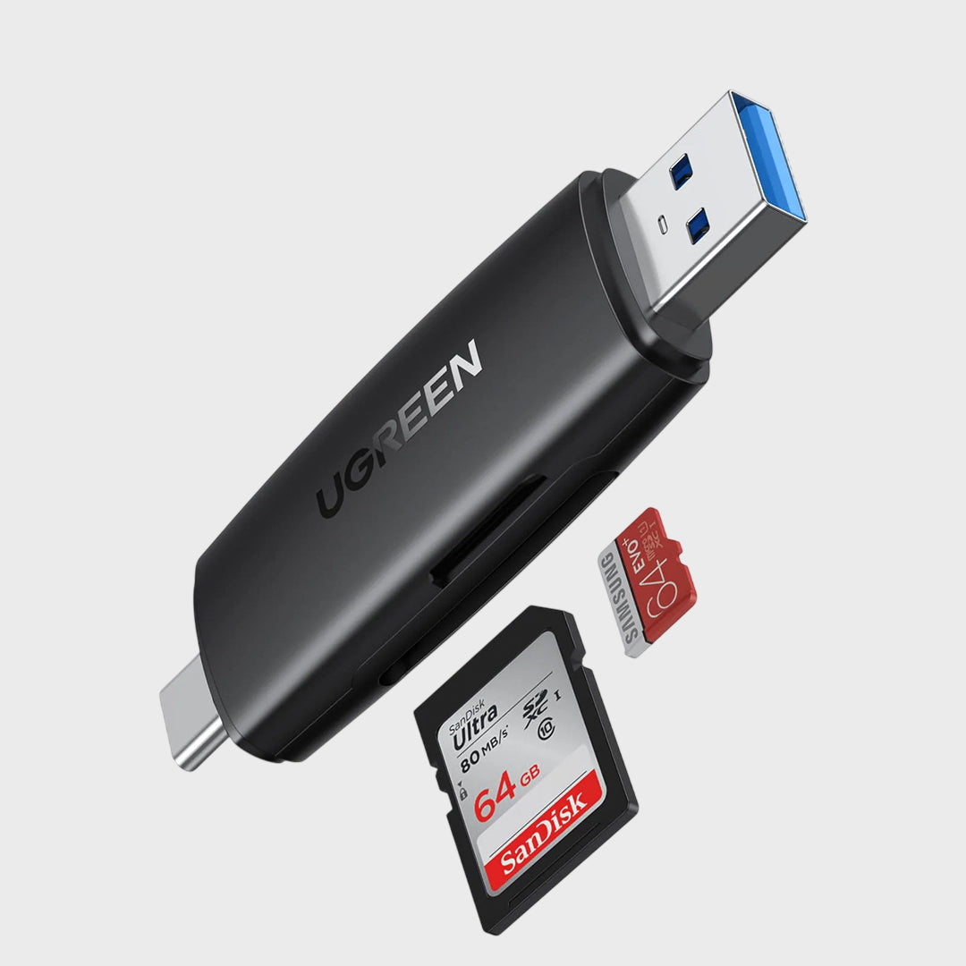 Lexues Kartash Ugreen Me Porte USB-A & USB-C Per SD/ Micro SD