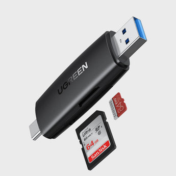 Lexues Kartash Ugreen Me Porte USB-A & USB-C Per SD/ Micro SD