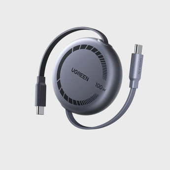 Kabllo Inteligjente USB-C 100W 1m Me Terheqje Automatike Ugreen