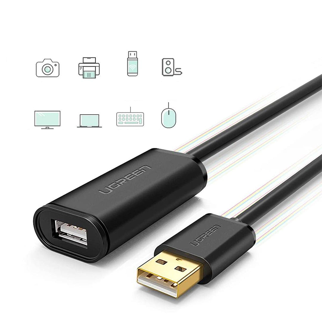 Kabell USB-C (M) Ne USB-C (F) Ugreen 20m