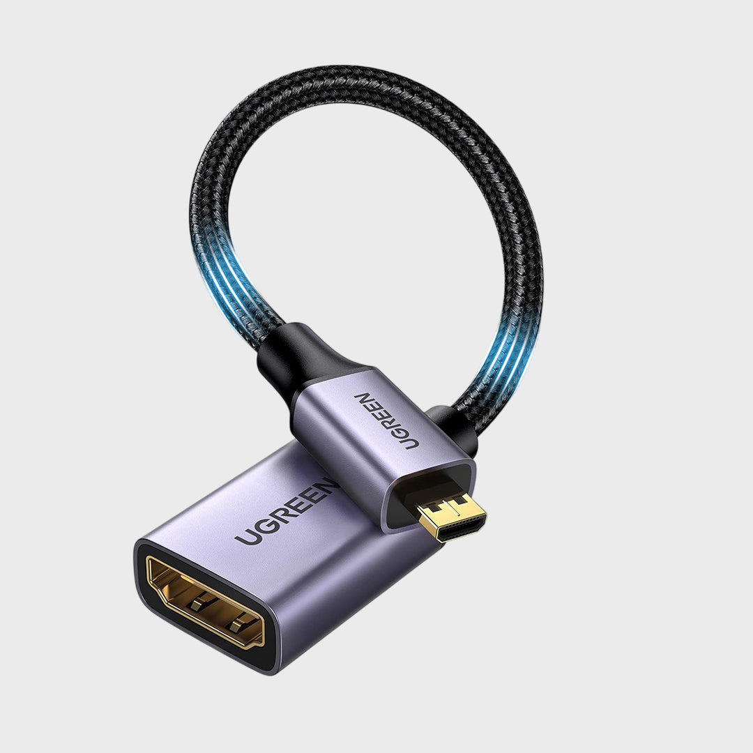 Kabell Micro HDMI - HDMI 4K 25cm Ugreen
