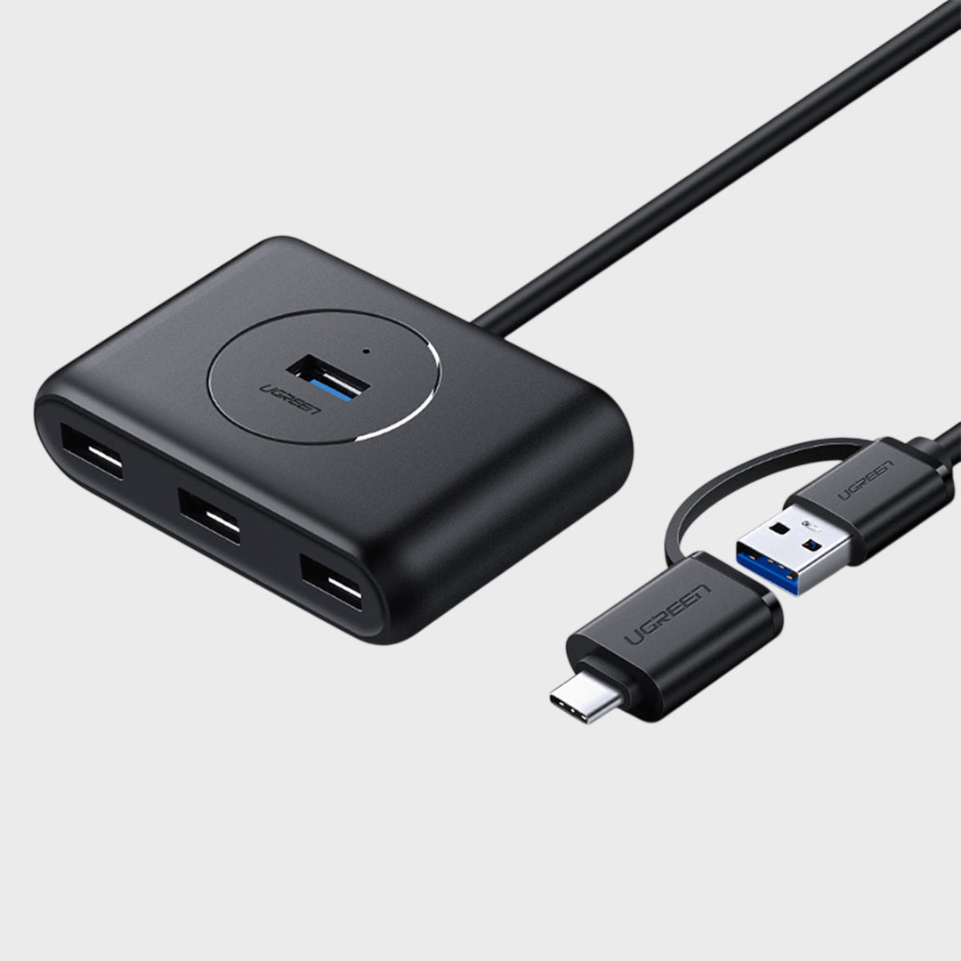 Hub Splitter UGreen Me Porta 4x USB 3.0 Dhe Fishe USB-C/USB-A