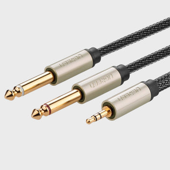 Kabell Audio 3.5mm Ne 2x6.35mm 1m Ugreen