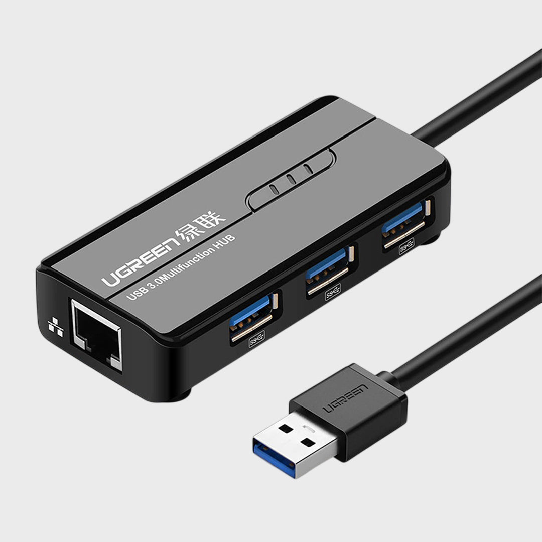Adaptor Rrjeti Gigabit Me HUB USB 3.0 Ugreen