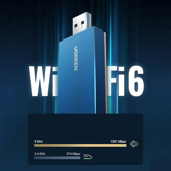 Adaptor Wi-Fi 6 Me Frekuence Te Dyfishte Ugreen