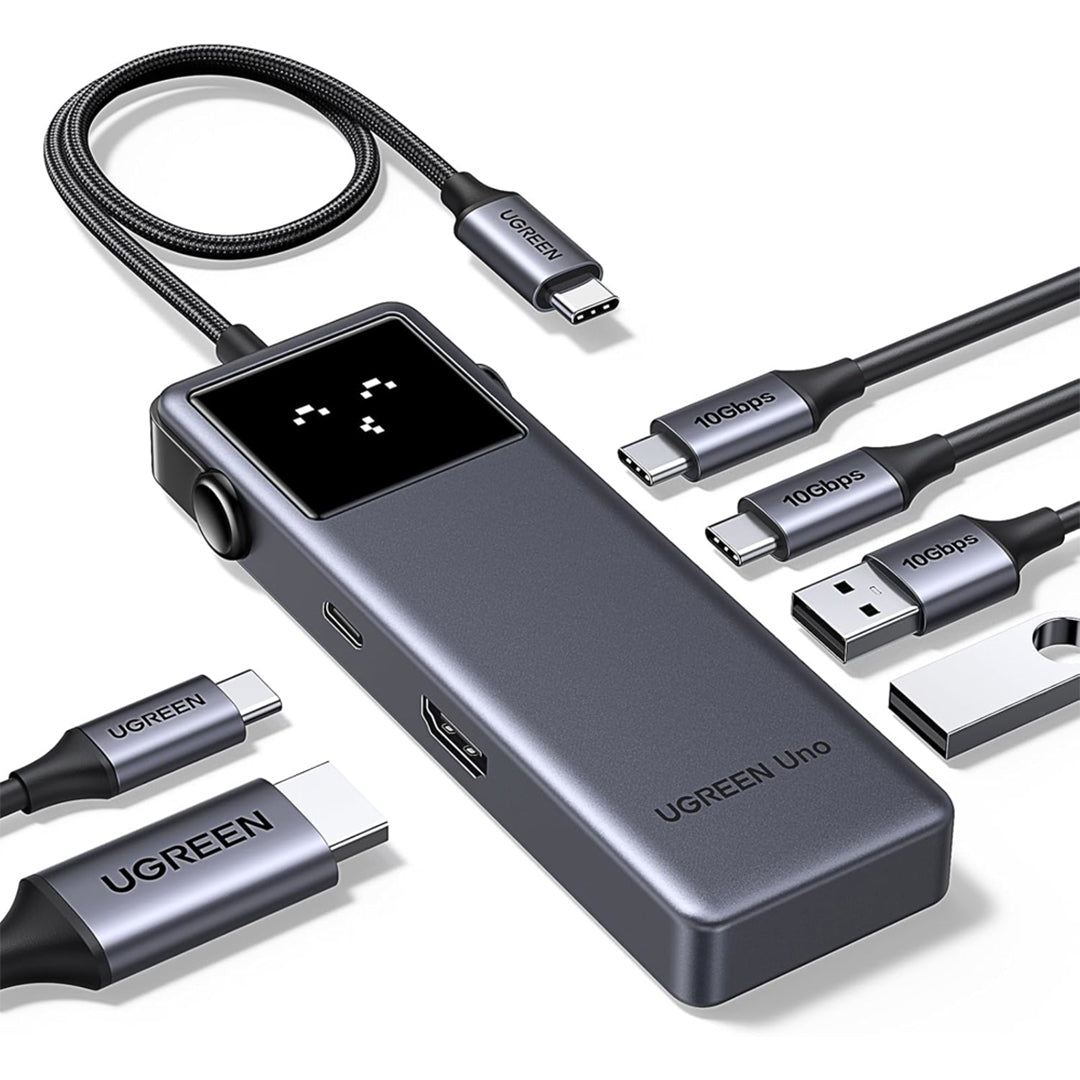 Hub 6 Ne 1 Me Porta 3xUSB-C + 2xUSB-A + 1xHDMI UGreen