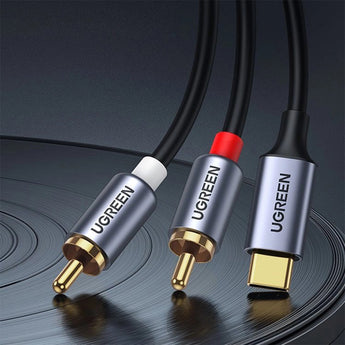 Kabell Audio USB-C Ne 2RCA (M-M) 1.5m Ugreen