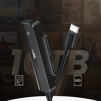Adapter Per HDD/SSD 2.5" SATA Ne USB-C 3.2 Gen 1 Ugreen