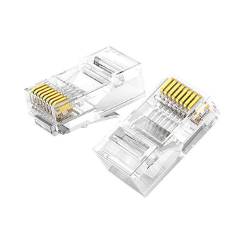 Lidhes RJ45 Cat 6 8P8C Transparent 10pcs Ugreen