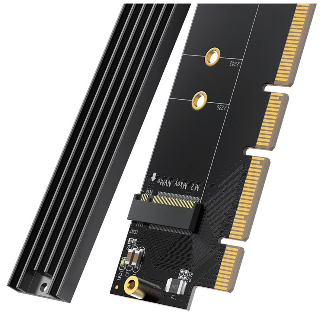 Adaptor PCIe Per SSD M.2 NVMe Me Shpejtesi 64Gbps Ugreen