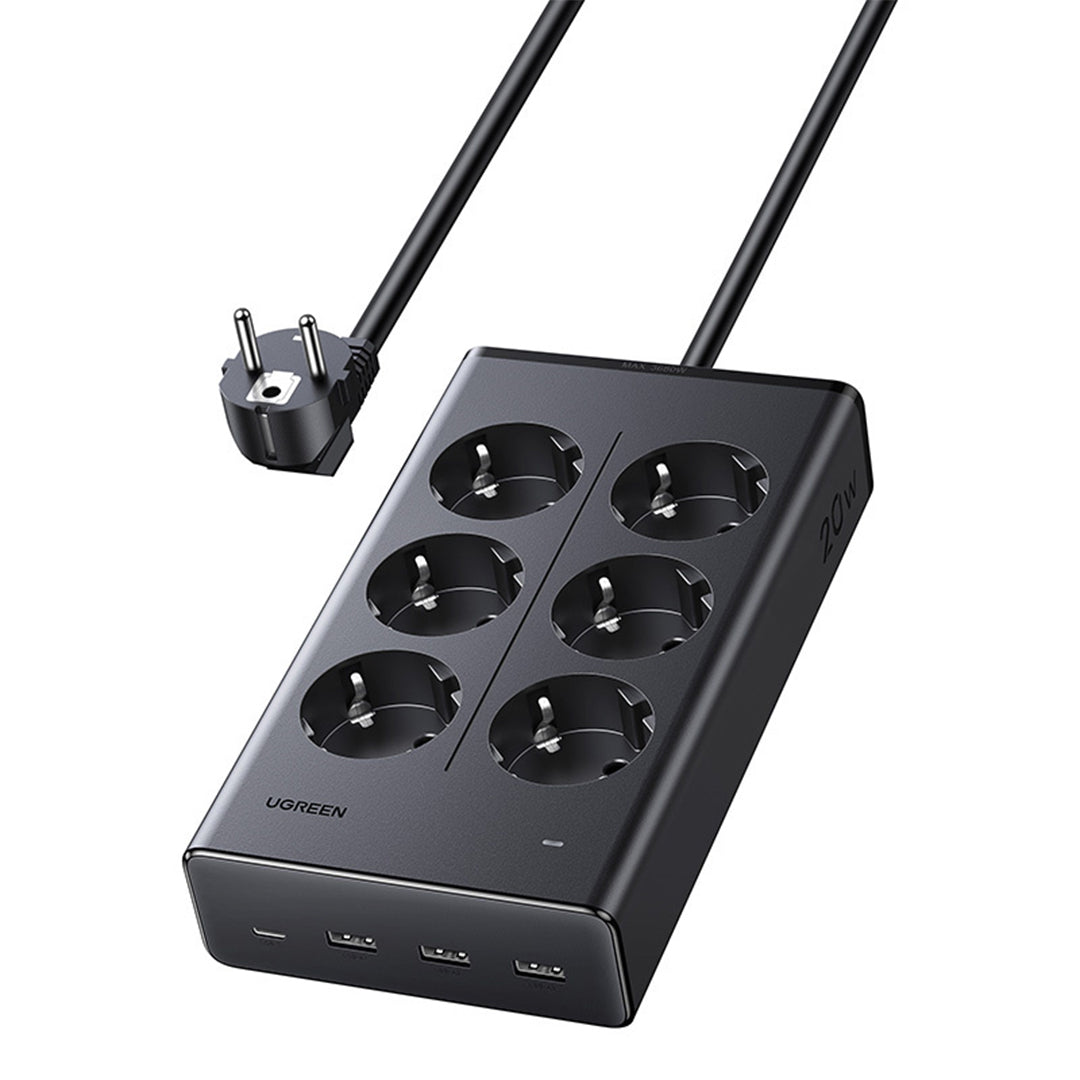Multiprize UGreen Me 6 Vende Dhe Porta 3xUSB-A Dhe USB-C