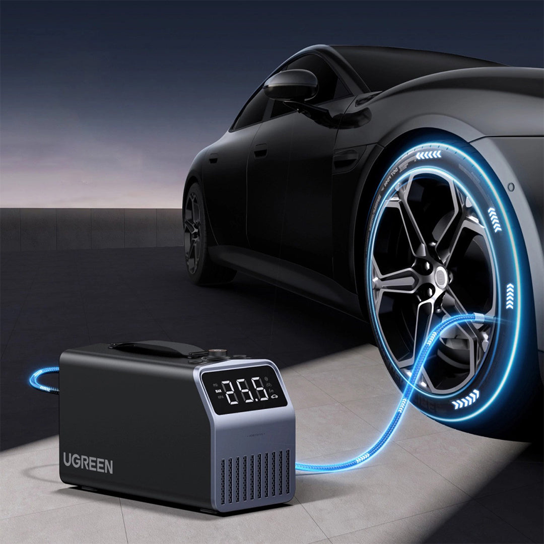 Pompe Elektrike 150 PSI 12V Me Ekran Digjital Per Makine Ugreen