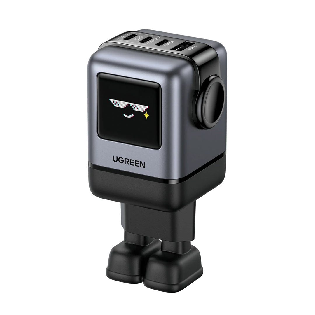 Adaptor Karikimi Uno 100W GAN Ugreen Me Porta 3xUSB-C & 1xUSB-A
