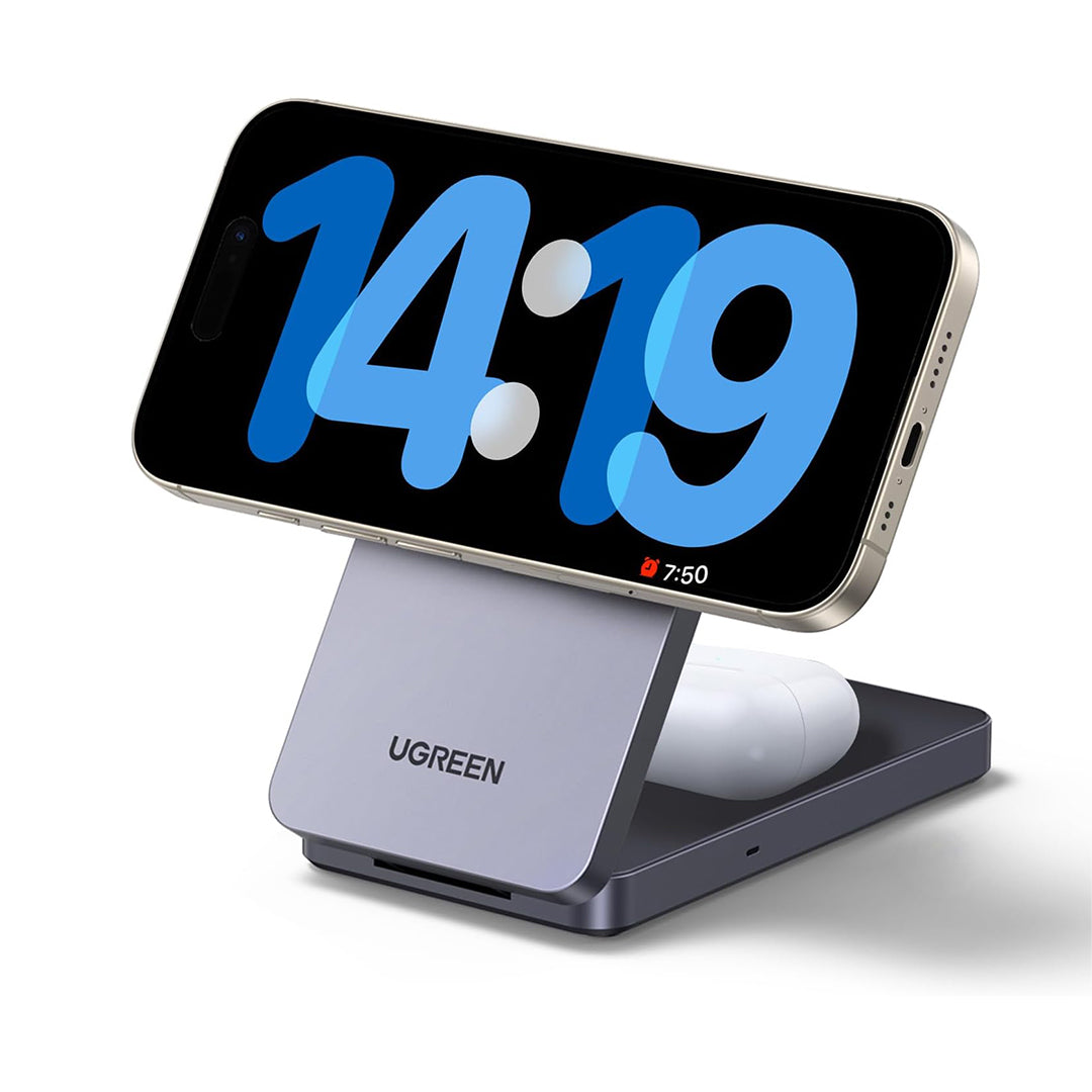 Karikues Wireless Magnetik UGreen 15W 2 Ne 1
