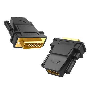 Adaptor DVI (24+1)(M) Ne HDMI (F) Ugreen