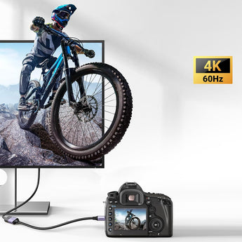 Kabell Micro HDMI - HDMI 4K 25cm Ugreen