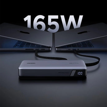 Bateri E Jashtme Me Dy Fisha Te Terheqshme Type-C 165W 25'000mAh Ugreen
