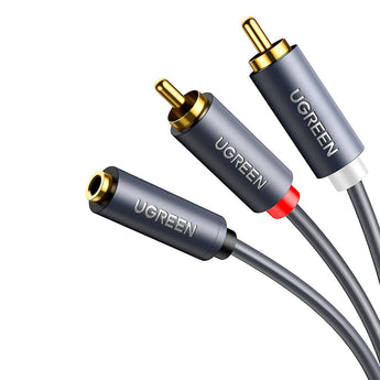 Kabell Audio 3.5mm (F) Ne 2RCA (M) 1m Ugreen