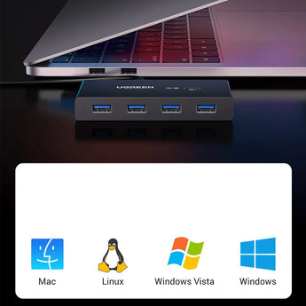 Switch Ugreen Me 4 Porta USB3.0 Per Dy Perdorues