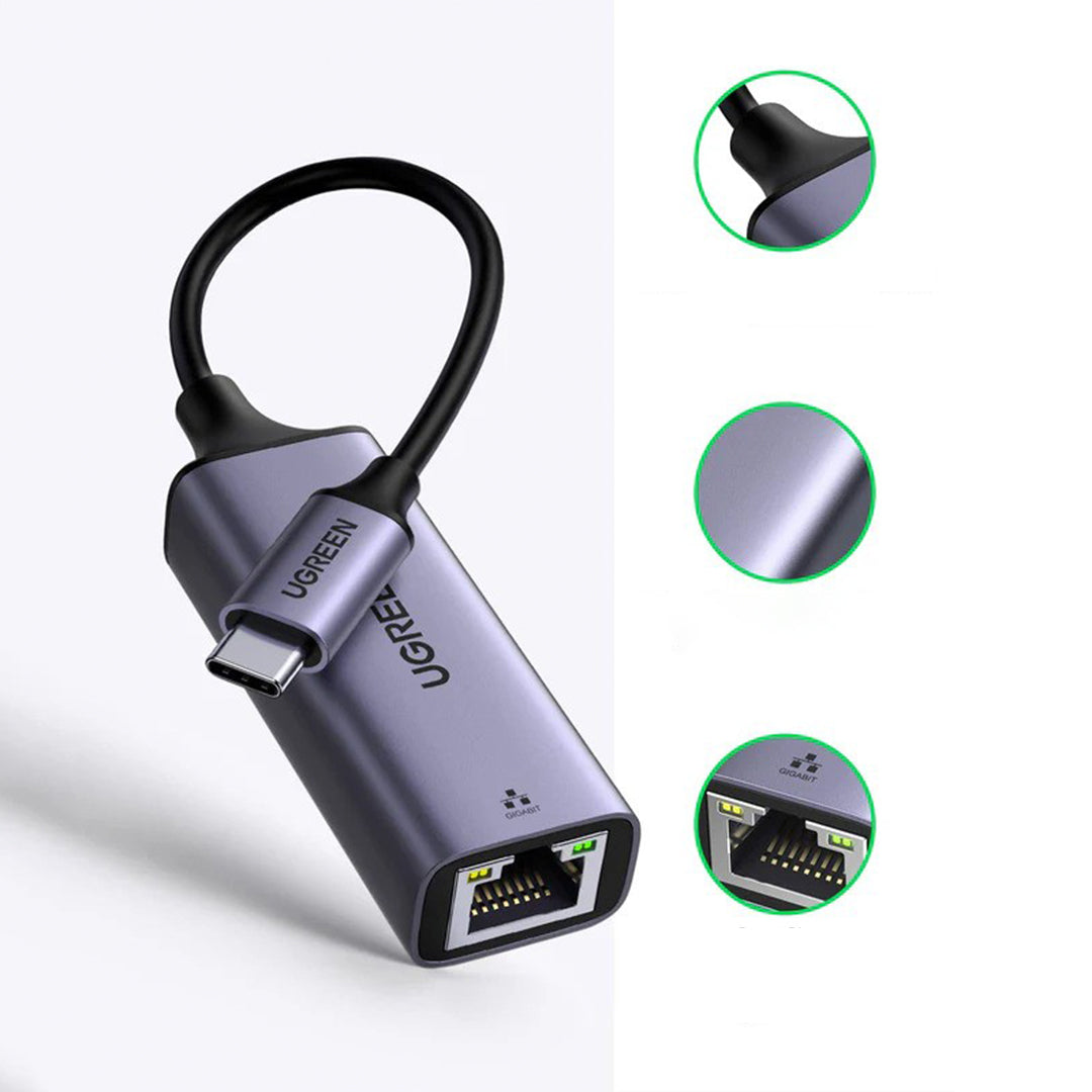 Adaptor Interneti Ugreen Nga USB-C Ne Porte Ethernet RJ45