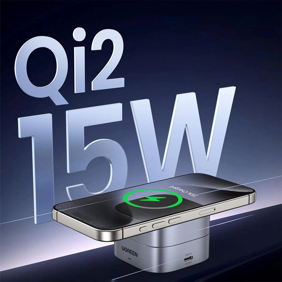 Mbajtese Magnetike Dhe Karikues Wireless 3 Ne 1 Ugreen