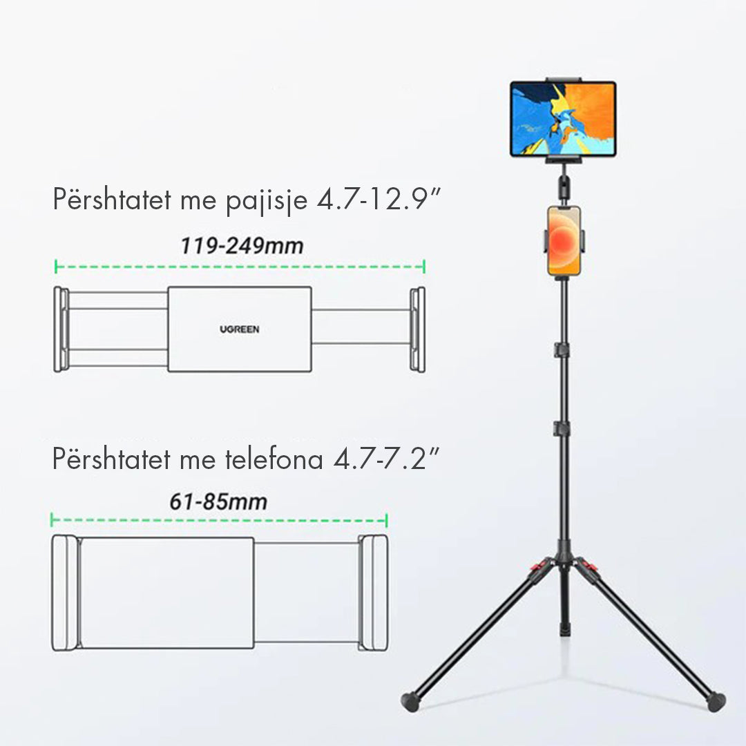 Trekembesh (Tripod) Profesional Per Telefon Dhe Tablet UGreen