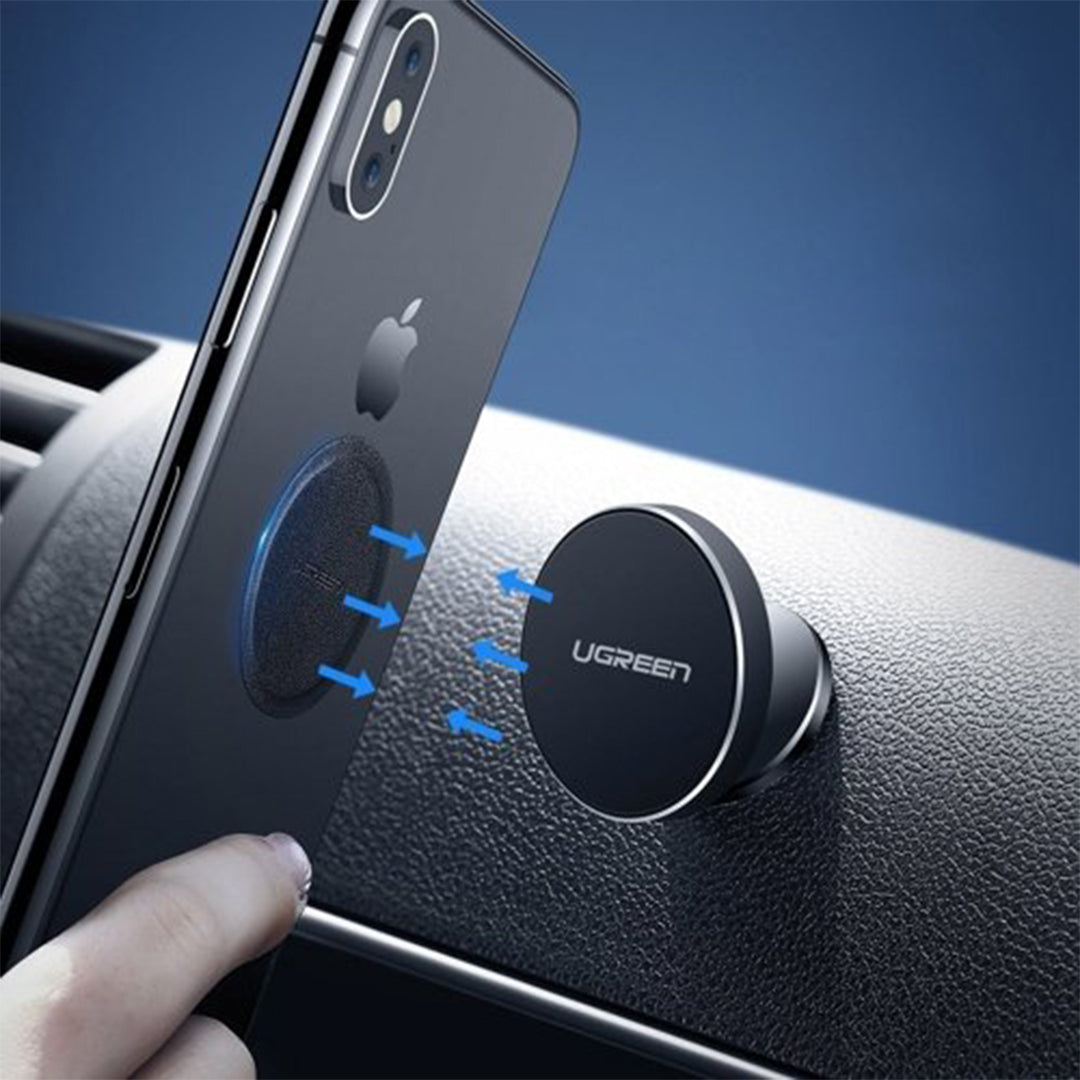 Pllaka Metalike Rrethore/Drejtkendeshe per Mbajtese Magnetike Telefoni Ugreen