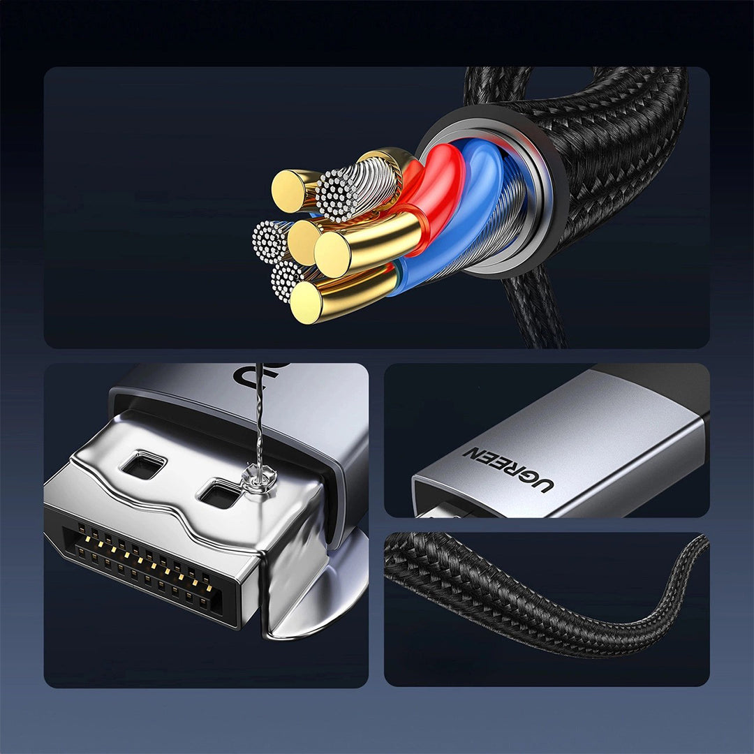 Kabell DisplayPort (M) Ne HDMI (M) 4K Ugreen 3m
