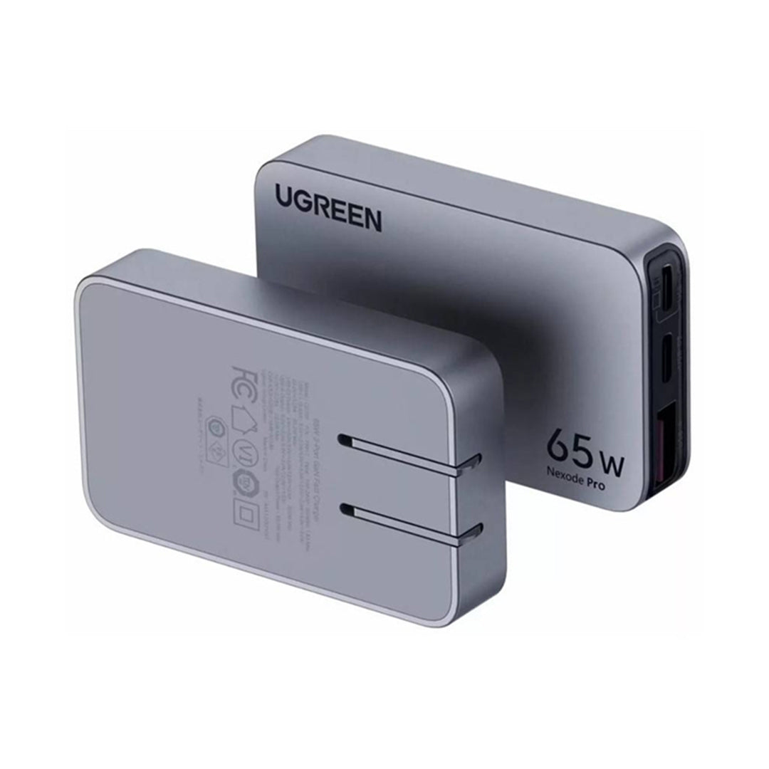 Adaptor Karikimi Nexode Pro 65W UGreen Me Porta 2xUSB-C & 1xUSB-A