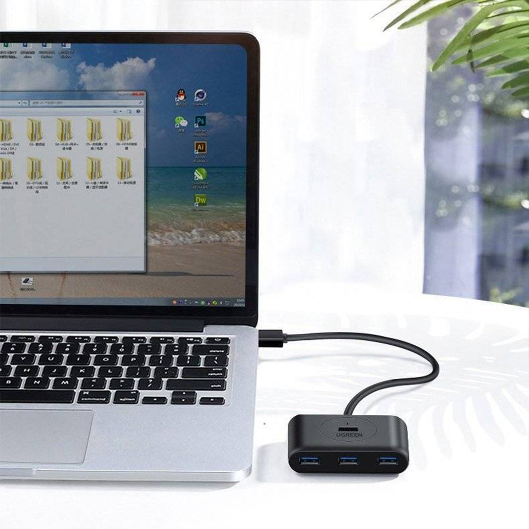 Hub Splitter UGreen Me Porta 4x USB 3.0 Dhe Fishe USB-C/USB-A