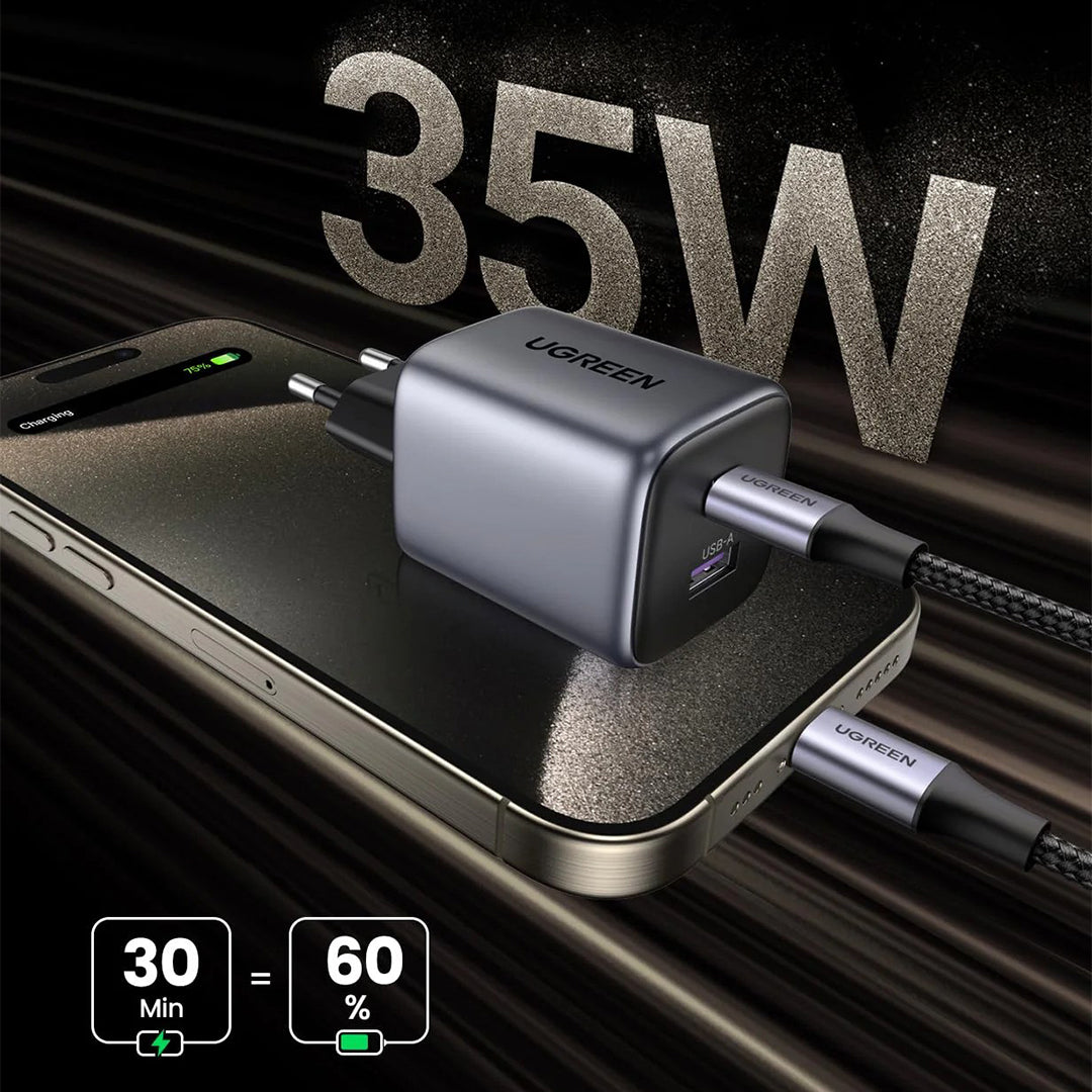 Adaptor Karikimi Nexode 35W UGreen Me Porte USB-C & USB-A