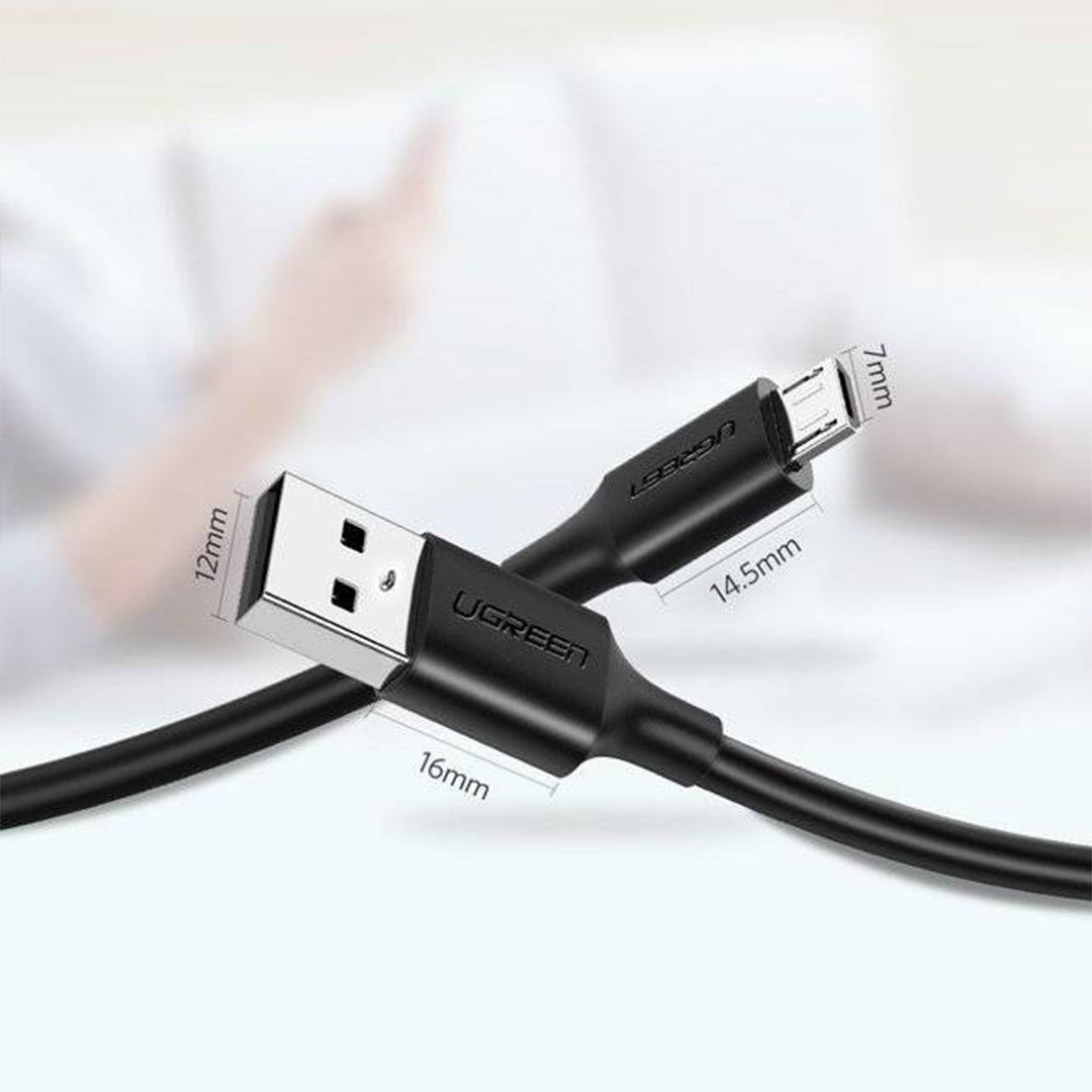 Kabell USB-A Ne Micro USB 2A Max 1m Ugreen