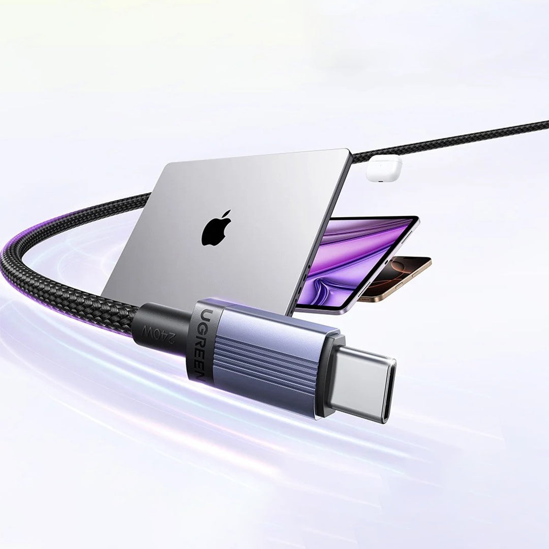 Kabell USB-C (M) Ne USB-C (M) Ugreen 100W 3m