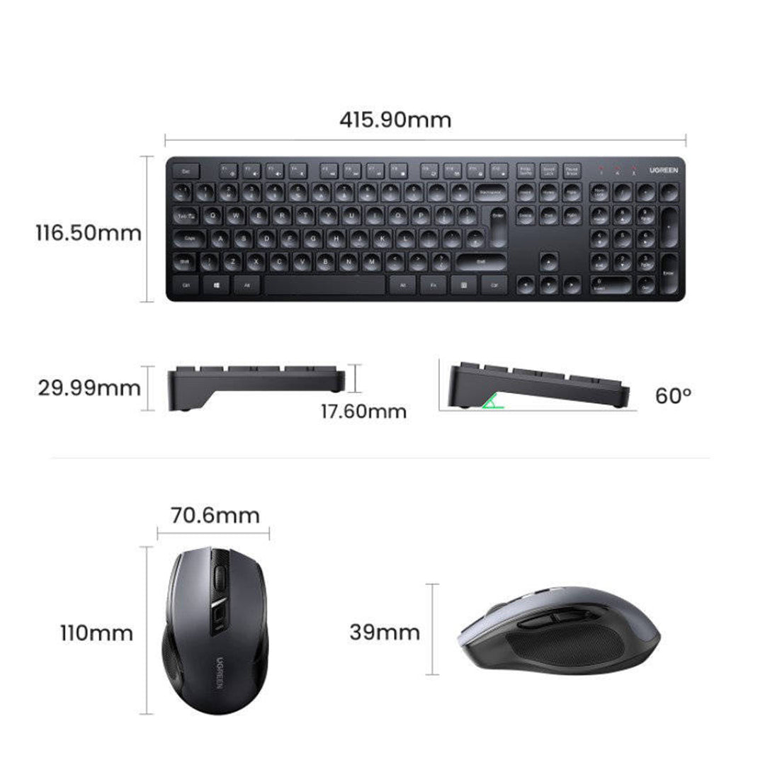 Tastiere Dhe Maus Me Bluetooth UGreen
