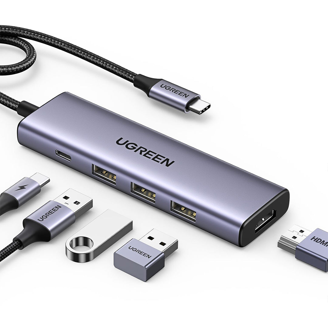 Hub Revodok 5 Ne 1 UGreen Me Porta 3x USB-A + 1x USB-C +  1x HDMI