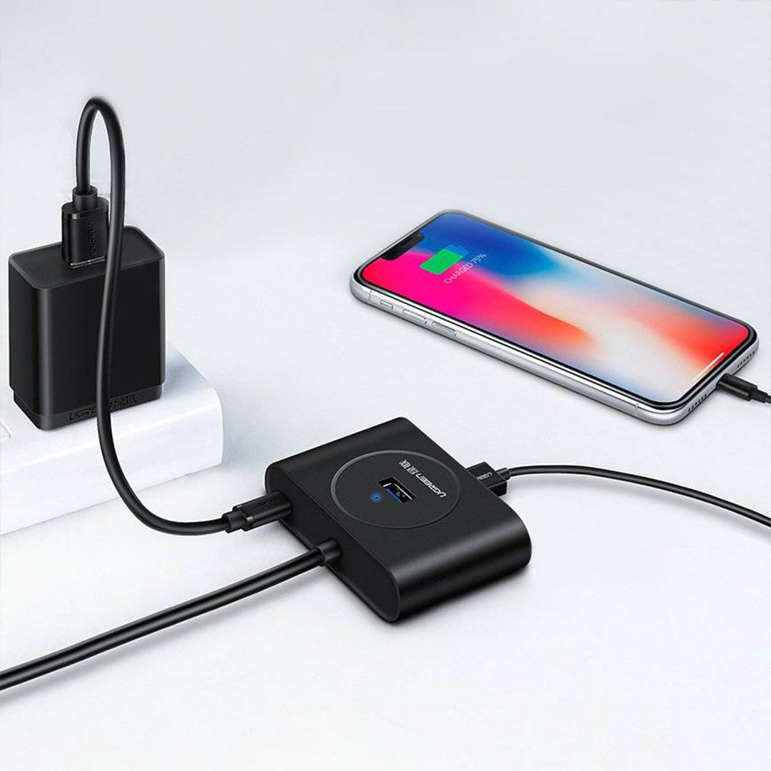 Hub Splitter UGreen Me Porta 4x USB 3.0 Dhe Fishe USB-C/USB-A