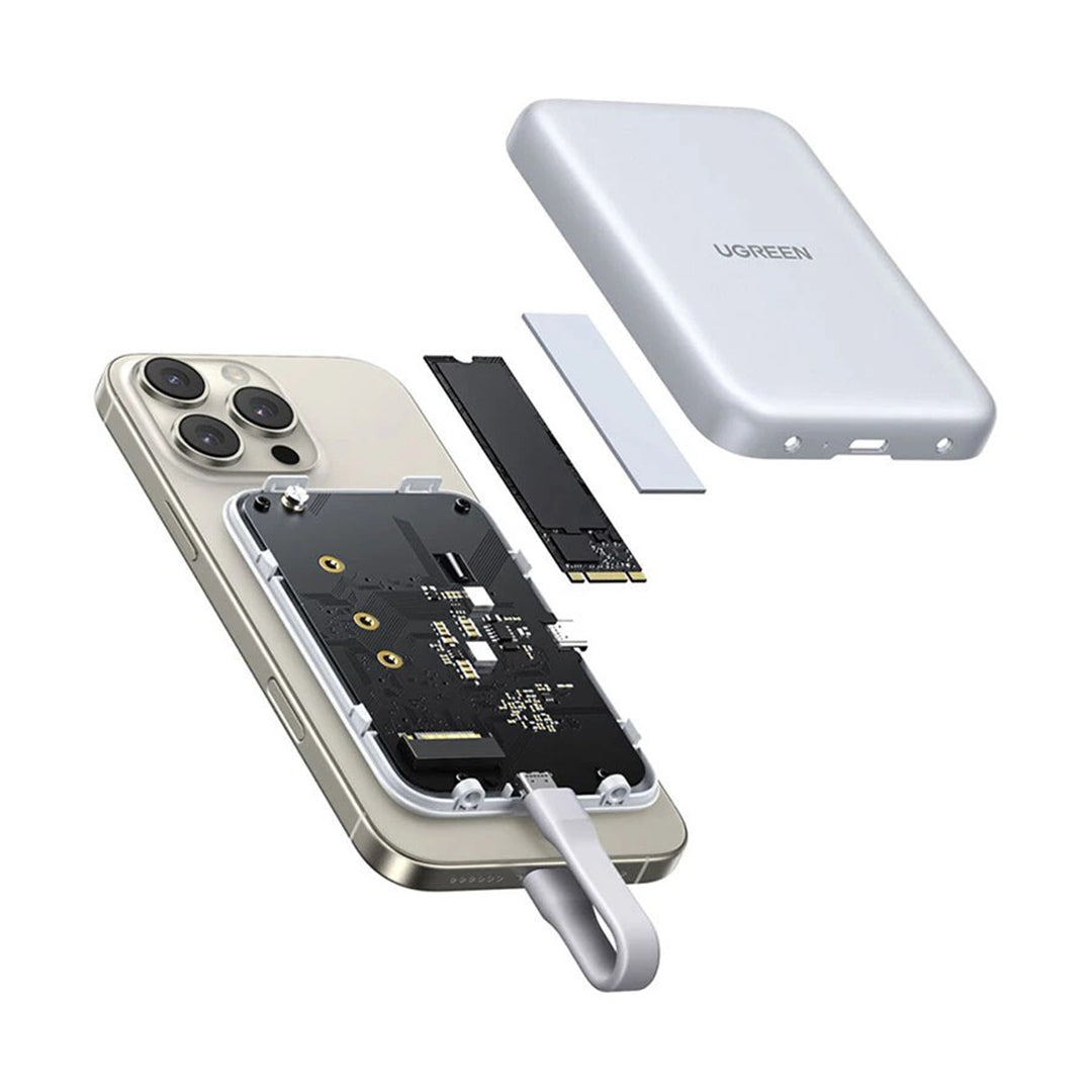 Mbajtese Magnetike SSD M.2 NVMe Me MagSafe Ugreen