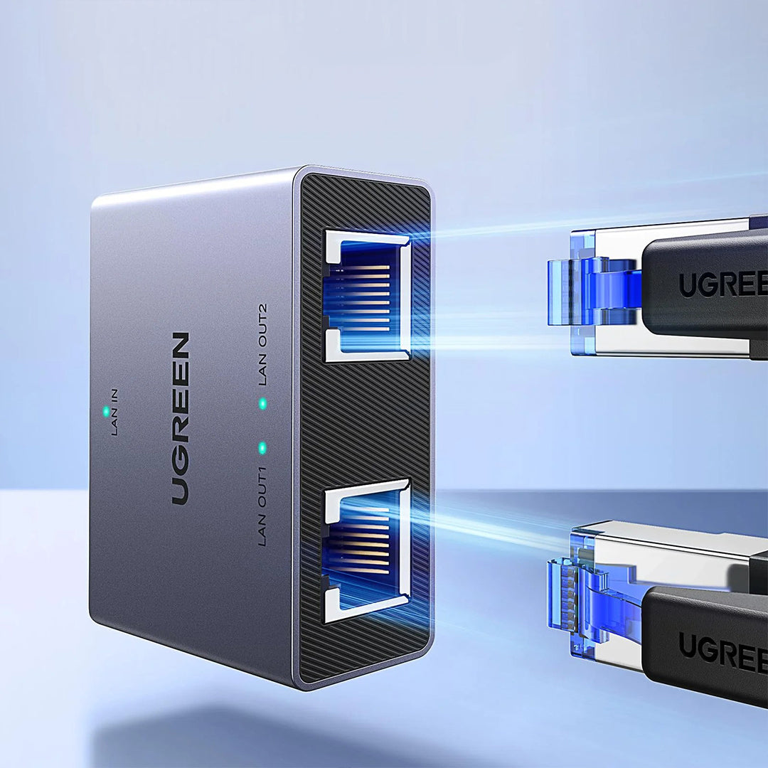 Adaptor Splitter Ethernet Ugreen 1Gbps 1 Ne 2