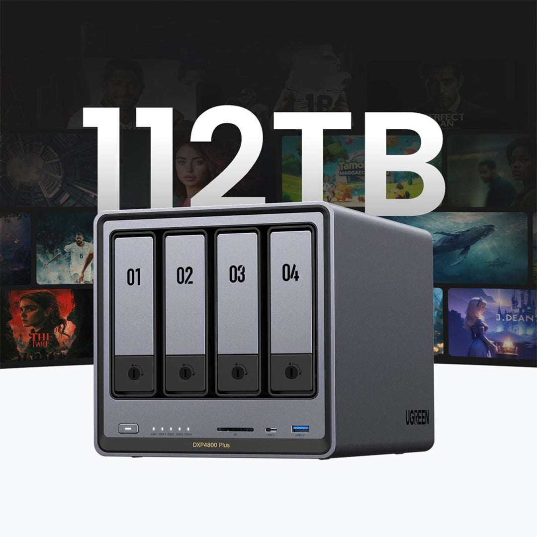 Sistem Nas Ugreen Me 4 Porta Per Ruajtjen Dhe Leximin E Hdd-ve
