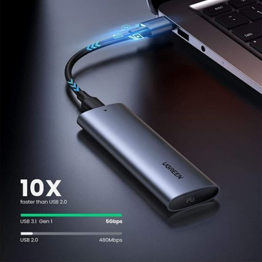 Mbajtese Dhe Lexuese SSD M.2  NGFF Ugreen Me Porte Type-C
